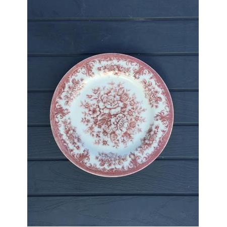 6 Kişilik Porselen 19cm Pasta Tatlı Tabağı Tabak Seti - Rosabella