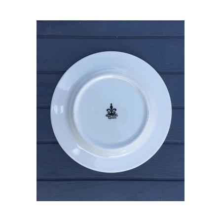 6 Kişilik Porselen 3 Renk Rosabella 24,5cm Servis Tabağı Tabak Seti