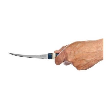 Tramontina 6 Adet Tırtıklı Kıvrık Mutfak Bıçağı - Lacivert